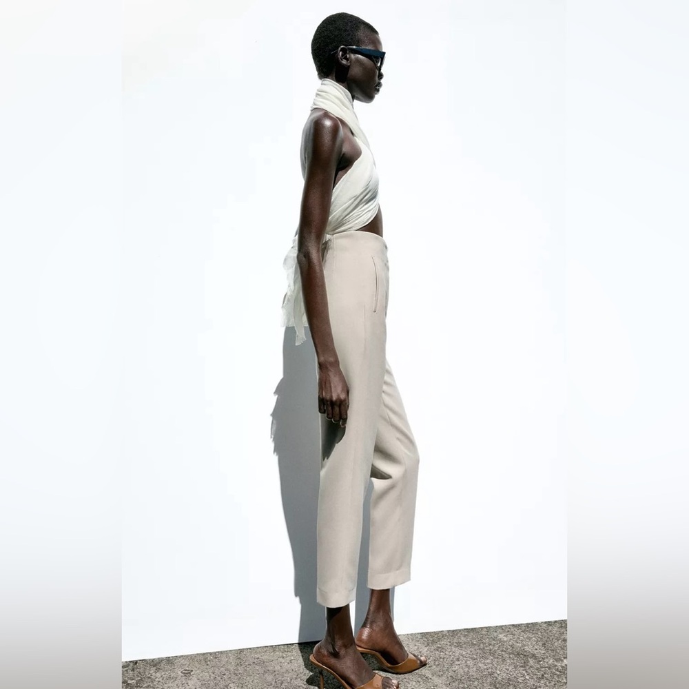 ZARA High Waisted Trousers - Picture 4 of 9